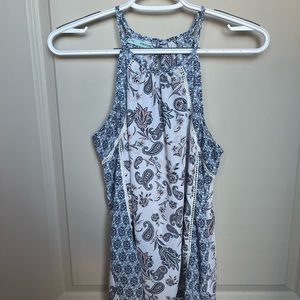 Maurice’s paisley tank-top